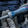 Bosch Line Racsnis csavarhúzó bittárral, 12db-os bit