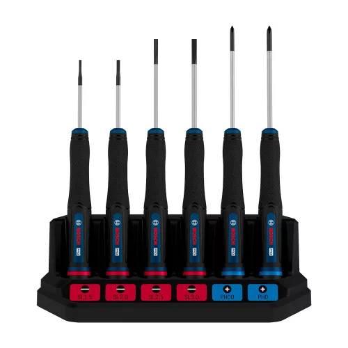 Bosch PRO precíziós csavarhúzó készlet PH/SL, 6 részes