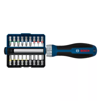 Bosch Line Racsnis bitcsavarhúzó készlet, 18 részes
