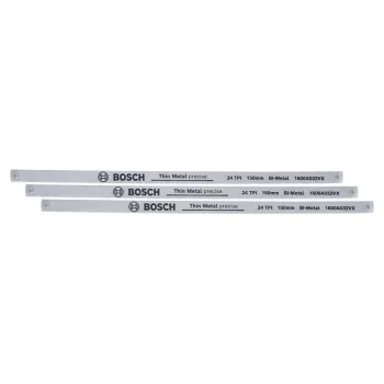 Bosch Line Fémfűrész 150 mm Blades, 3 db, TPI 24