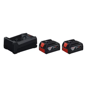   Bosch akku szett 18V, 2×5,0 Ah (GBA akkumulátor; GAL 12V/18V-80 töltő)
