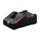 Bosch EXAL 18V-160 Akkumulátor töltő kartondobozban