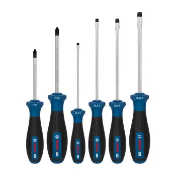 Bosch PRO Csavarhúzó készlet PZ/SL, 6 részes