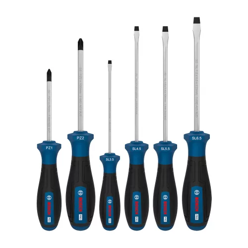 Bosch PRO Csavarhúzó készlet PZ/SL, 6 részes