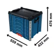 Bosch L-BOXX Contractor 476, 5 fiókos