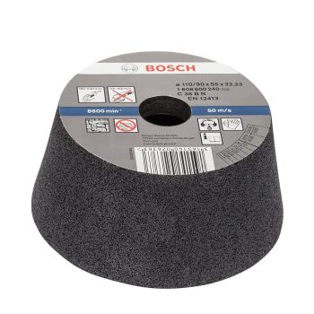   Bosch PRO Metal kúpos fazékkorong, 90x110x55 mm, szemcseméret: G30, fémcsiszoláshoz