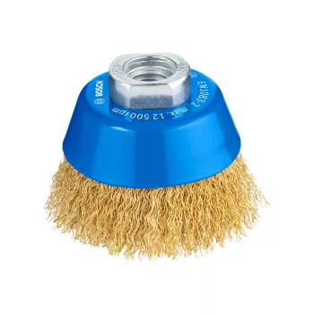   Bosch PRO Metal clean hullámos fazékkefe, 70x0,3 mm, M14 menetes, fémhez