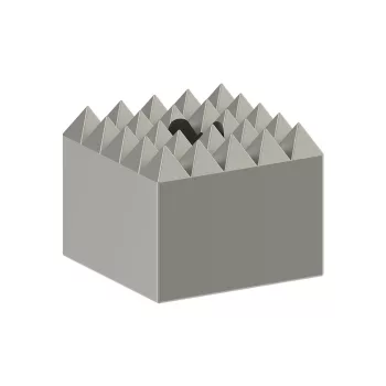   Bosch PRO SDS-Max 4C acél stokkolófej, szemcsézőlap 5x5 , 60x60 mm, beton érdesítéséhez (Regisztrációval akár ajándék is elérhető!)