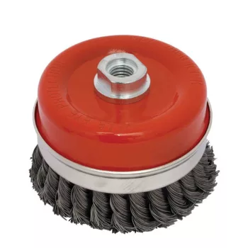   Extol Craft sodrott drótcsiszoló fazékkefe sarokcsiszolóhoz M14+2mm 100mm