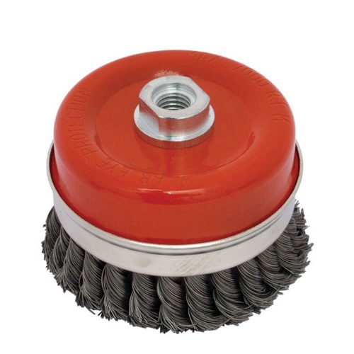 Extol Craft sodrott drótcsiszoló fazékkefe sarokcsiszolóhoz M14+2mm 100mm