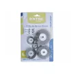 Extol Craft drótcsiszoló körkefe készlet; 6mm-es csap, 25-38-50-63-75mm