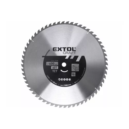 Extol Craft körfűrészlap fához 600x30x3,8mm 60 fog