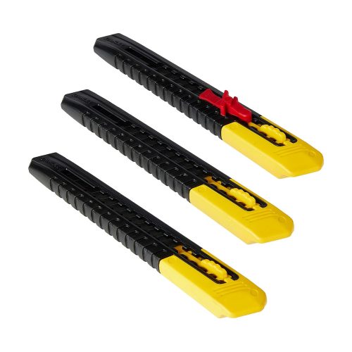 Stanley műanyag házas kés 9mm 3db/cs