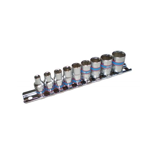 King Tony kézi 1/4"dugókészlet 4-13mm 6* 9 részes (2509MR)