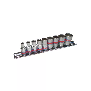   King Tony kézi 1/4"dugókészlet 5/32-1/2" 6* 9 részes (2509SR)