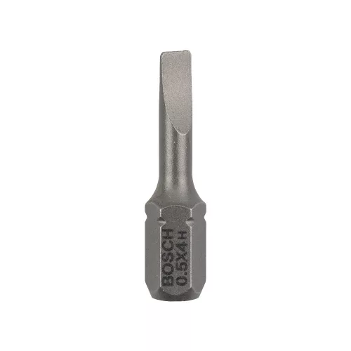 Bosch Egyenes hornyú extra kemény bitfej S0,5 x 4,0 x 25 mm - 3 db/cs