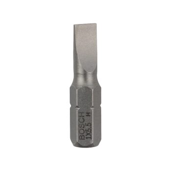   Bosch Egyenes hornyú extra kemény bitfej S1,0 x 5,5 x 25 mm - 25 db/cs