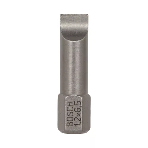 Bosch Egyenes hornyú extra kemény bitfej S1.2 x 6,5 x 25 mm - 25 db/cs