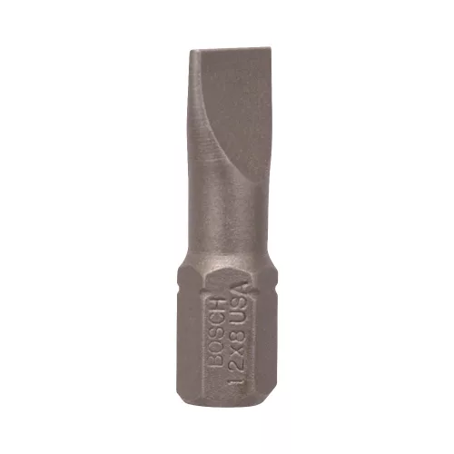 Bosch Egyenes hornyú extra kemény bitfej S1,2 x 8,0 x 25 mm - 10 db/cs