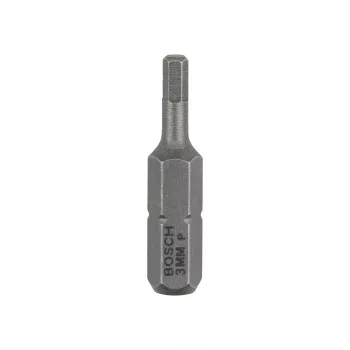   Bosch Hatszögletű extra kemény bitfej HEX3 x 25 mm - 3 db/cs (Regisztrációval akár extra értékes ajándék is elérhető!)