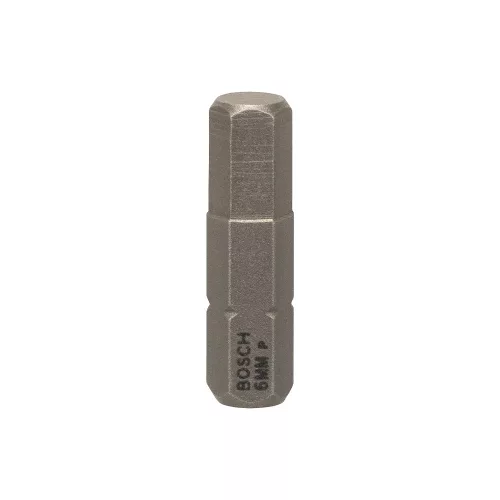 Bosch Hatszögletű extra kemény bitfej HEX6 x 25 mm - 3 db/cs (Regisztrációval akár extra értékes ajándék is elérhető!)