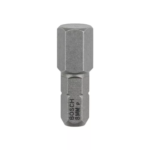 Bosch Hatszögletű extra kemény bitfej HEX8 x 25 mm - 3 db/cs (Regisztrációval akár extra értékes ajándék is elérhető!)