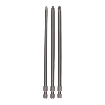   Bosch Pozidriv extra kemény bitfej PZ1, PZ2, PZ3 x 152 mm, 3 részes (Regisztrációval akár extra értékes ajándék is elérhető!)