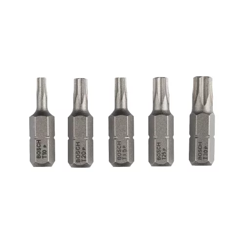 Bosch Torx extra kemény bitfej T10, T15, T20, T30 x 25 mm - 5 db/cs (Regisztrációval akár extra értékes ajándék is elérhető!)