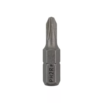   Bosch Phillips extra kemény bitfej PH2R x 25 mm extra vékonyított nyakú - 25 db/cs