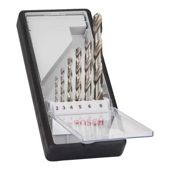   Bosch PRO HSS-G fémfúrószár készlet hengeres befogással 2-8mm 6 részes