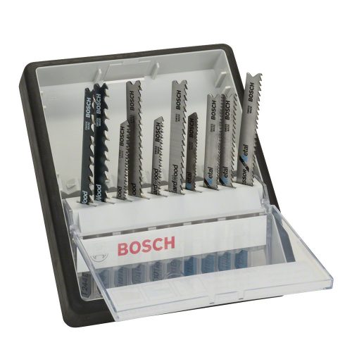 Bosch 10 részes dekopír fűrészlap készlet fához és fémhez
