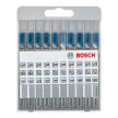 Bosch 10 részes dekopír fűrészlap készlet fémhez