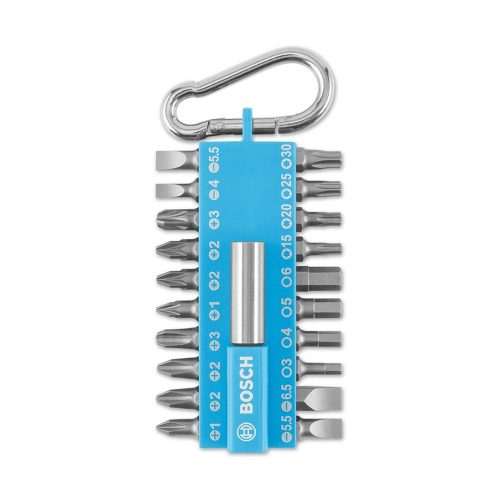 Bosch extra kemény bithegy vegyes készlet világoskék, 21 részes