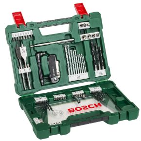   Bosch V-Line 68 részes tartozékkészlet + mágnesrúd + kés + sarokcsavarozó