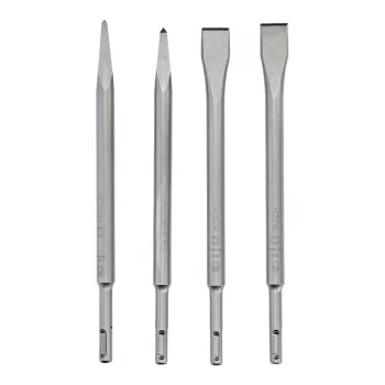   Bosch PRO SDS-Plus 4C vésőkészlet, 4 részes, 2 hegyes, 2 lapos, falazat és betonhoz