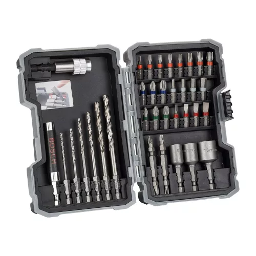 Bosch PRO-Mix bithegy és fúrószár készlet fémhez 35 részes