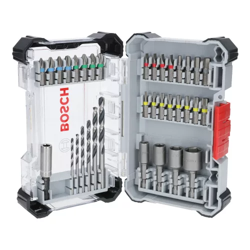 Bosch PRO-Mix bithegy és fúrószár készlet fémhez 35 részes