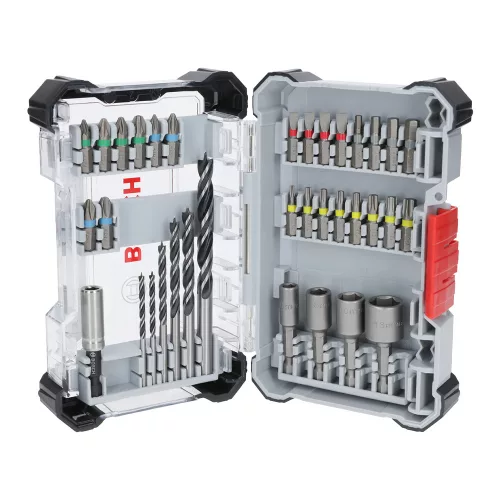 Bosch PRO-Mix bithegy és fúrószár készlet fához 35 részes