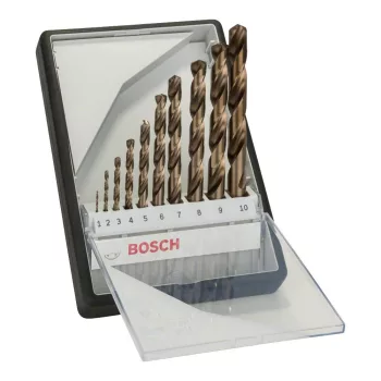   Bosch PRO Stainless Steel HSS-Co fémfúró készlet Cobalt 1-10 mm - ig - 10 részes