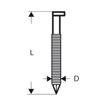 Bosch D-fejű szalagszeg SN34DK 50RG, 3000 db