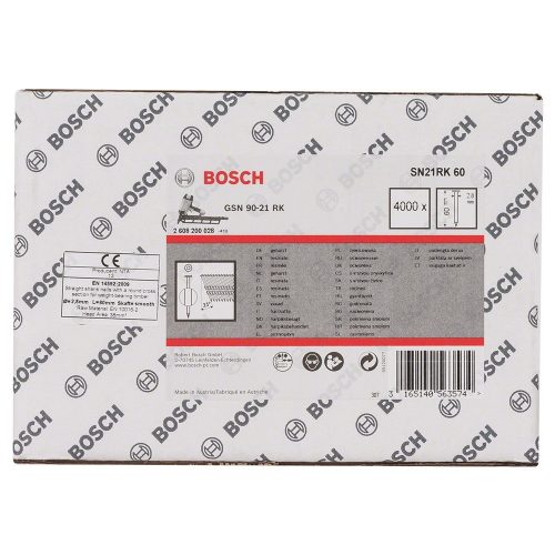 Bosch kerekfejű szalagszeg SN21RK 60 4000db