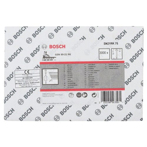 Bosch kerekfejű szalagszeg SN21RK 75 3000db