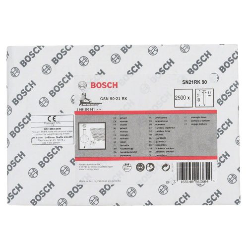 Bosch kerekfejű szalagszeg SN21RK 90 2500db