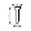 Bosch Süllyesztettfejű szeg SK64-20 38G, 2000 db (Regisztrációval akár extra értékes ajándék is elérhető!)