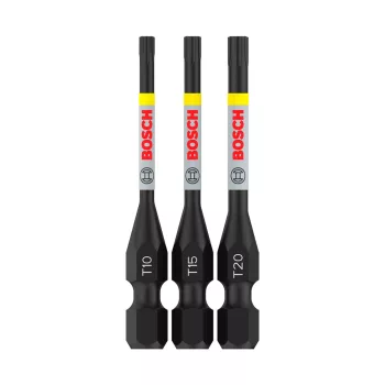   Bosch PRO Torx ütvecsavarozó bitkészlet, T10, T15, T20 x 55 mm, 3 részes (Regisztrációval akár extra értékes ajándék is elérhető!)