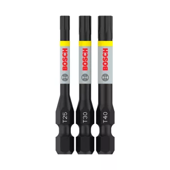   Bosch PRO Torx ütvecsavarozó bitkészlet, T25, T30, T40 x 55 mm, 3 részes (Regisztrációval akár extra értékes ajándék is elérhető!)