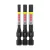 Bosch PRO Torx ütvecsavarozó bitkészlet, T25, T30, T40 x 55 mm, 3 részes (Regisztrációval akár extra értékes ajándék is elérhető!)