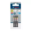 Bosch PRO Torx ütvecsavarozó bitkészlet, T25, T30, T40 x 55 mm, 3 részes (Regisztrációval akár extra értékes ajándék is elérhető!)