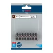 Bosch PRO Pick and Click Robertson ütvecsavarozó bitkészlet, R1, R2, R3 x 55 mm, 8 részes (Regisztrációval akár ajándék is elérhető!)