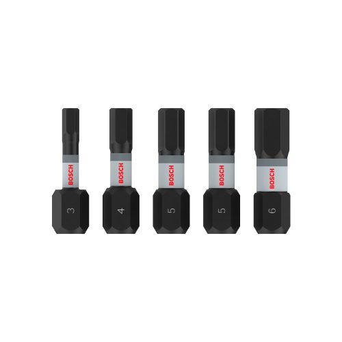 Bosch PRO Impact Hex ütvecsavarozó bitkészlet, H3, H4, H5, 2 db, H6, 25 mm, 5 részes